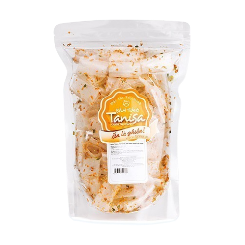 Bánh tráng trộn Tanisa cuộn tôm hành túi 80gr